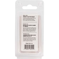 Arrow 1 in. L X 23 Ga. Straight Strip Galvanized Pin Nails 1,000 pk