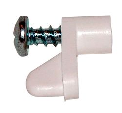 Barton Kramer White Nylon Screen Clip For 1 pk