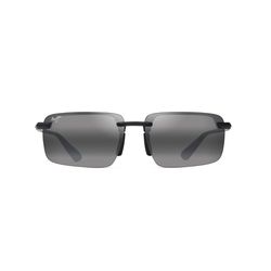 Maui Jim Laulima Sunglasses Unisex Matte Black Frame Neutral Gray Lens Polarized