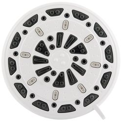 PlumbCraft White ABS 3 settings Showerhead 2 gpm