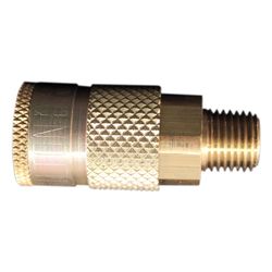 Milton Brass Coupler 1/4 in. 1 pc
