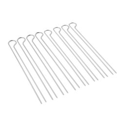 Weber Steel Skewer 13 in. L X 1.25 in. W 8 pc