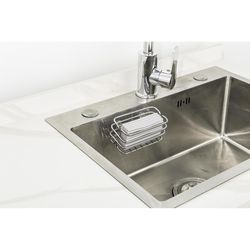 Core Home 6 in. L X 2.5 in. W X 2.75 in. H Stainless Steel Sponge Holder