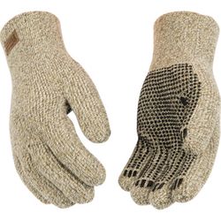 Kinco Alyeska L Wool Winter Tan Dotted Gloves