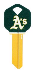 HILLMAN MLB Kwikset/66 KW1 House/Office Key Blank Single Yellow