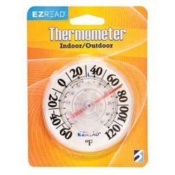 EZRead Dial Thermometer Plastic White 3.5 in.