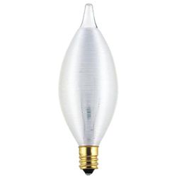 Westinghouse 60 W C11 Decorative Incandescent Bulb E12 (Candelabra) White 1 pk