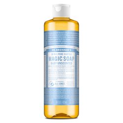 Dr. Bronner's 18-in-1 Baby Organic No Scent Pure-Castile Liquid Soap 16 oz 1 pk