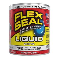 Flex Seal Family of Products Flex Seal White Liquid Rubber Sealant Coating 32 fl. oz.