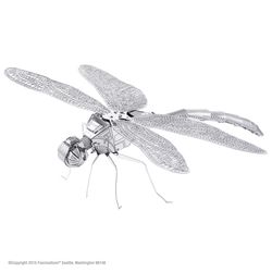 Fascinations Metal Earth Dragonfly 3D Model Kit Silver