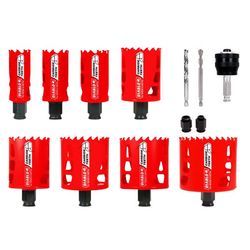 Diablo Carbide Tipped Plumbers Hole Saw Set Arbor Included