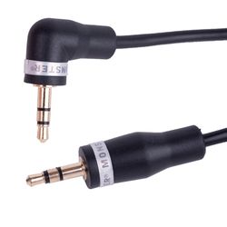 Monster Just Hook It Up 3 ft. L Stereo Plug Cable 3.5 mm
