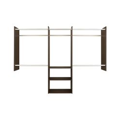 Easy Track 84 in. H X 96 in. W X 14 in. L Wood Deluxe Starter Closet Kit