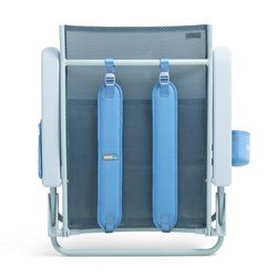 Shibumi 4-Position Sky Blue Beach Backpack Chair