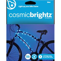 Brightz Cosmic Brightz Blue LED Bike Accessory Light ABS Plastics 1 pk