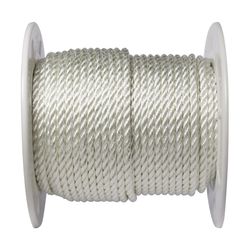 Koch Industries 1/4 in. D X 600 ft. L White Twisted Nylon Rope
