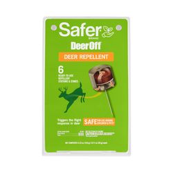 Safer Brand Deer Off Repellent Station Stake For Deer 6 pk
