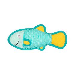 Pet Shop by Fringe Studio Pet Shop For Dog Blue/Yellow Plush Squeak Dog Toy 1 pk