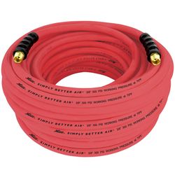 Milton 100 ft. L X 3/8 in. D Ultra Lightweight Rubber Air Hose 300 psi Red