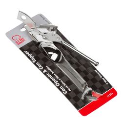 Chef Craft Silver Nickel Plated Steel Manual Can Opener/Tapper