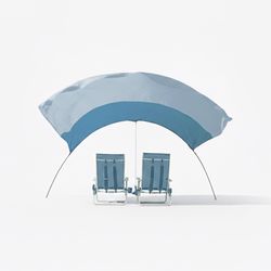 Shibumi Polyester Mini Beach Shelter 6 ft. H X 10 ft. W X 7.5 ft. L
