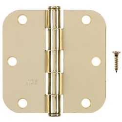 Ace 3-1/2 in. L Bright Brass Residential Door Hinge 1 pk