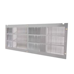 Perfect Aire .43 in. H X 15.75 in. W Silver Aluminum Register Cover