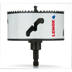 LENOX Speed Slot 4 in. Bi-Metal 1.5 in. L Hole Saw Arbor Included