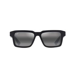 Maui Jim Kahiko Sunglasses Unisex Matte Black Frame Neutral Gray Lens Polarized