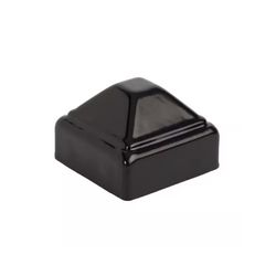 Fortress Building Products Versai 2 in. H X 2 in. W X 2  L Black Steel Post Cap