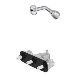 Home Plus 2-Handle Chrome Tub and Shower Faucet