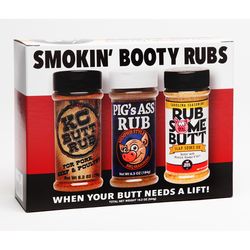 Smokin' Booty Rubs Gift Pack Seasoning Rub 19.2 oz