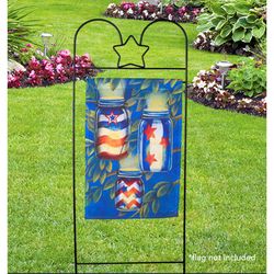 Briarwood Lane 41 in. L Cast Iron Garden Flag Stand