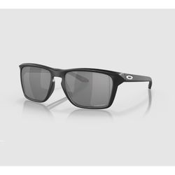 Oakley Sylas (60) Sunglasses Unisex Matte Black Frame Gray Lens Polarized