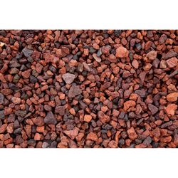Retailer Sourced Red Lava Rock Decorative Stone 0.5 cu ft