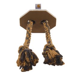 Carhartt For Dog Brown Wool Duck Hex Dog Tug Toy 1 pk