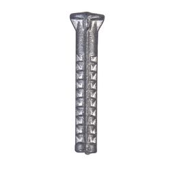 Hillman 1/4 in. D X 1-1/2 in. L Lead Round Head Concrete Screw Anchor 100 pk
