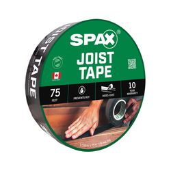 SPAX 1-5/8 in. W X 75 ft³ L Polyethylene Self Adhesive Deck Flashing Black