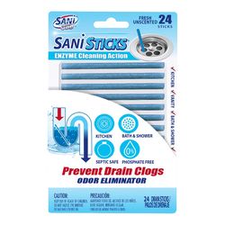 SANI 360 Sani Sticks No Scent Deodorizing Multi-Purpose Cleaner Stick 24 pk