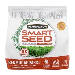 Pennington Smart Seed Bermuda Grass Full Sun Grass Seed and Fertilizer 1.75 lb