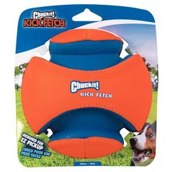 Chuckit! For Dog Blue/Orange Rubber Kick Fetch Ball Dog Toy Small 1 pk