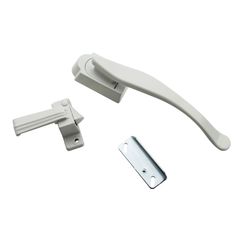 National Hardware Zinc-Plated White Zinc Lever Latches 1 pk