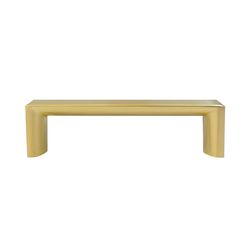 Laurey Metro Contemporary Rectangle Cabinet Pull 3-3/4 in. Satin Brass Gold 1 pk