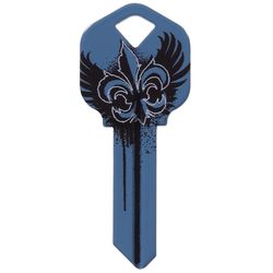HILLMAN Wackey House/Office Universal Key Blank Single Blue