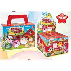 Playmaker Toys Boxed by the Dozen Farm Animal Toys Plastic Assorted 12 pc