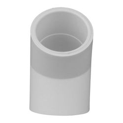 Charlotte Pipe Schedule 40 3/4 in. Slip X 3/4 in. D Slip PVC 45 Degree Elbow 1 pk