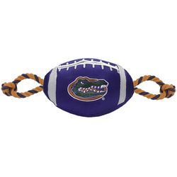 Pets First NFL For Dog Multicolored Nylon Florida Gators Football Dog Toy 1 pk