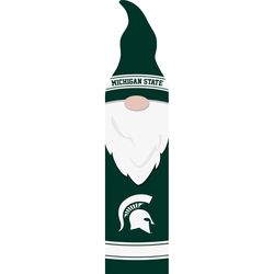 P Graham Dunn Michigan State 32 in. H X 0.75 in. L Multicolored Wood Gnome Porch Leaner