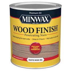 Minwax Wood Finish Semi-Transparent Rustic Beige Oil-Based Penetrating Wood Stain 1 qt