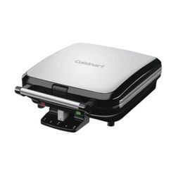 Cuisinart Black Stainless Steel Belgian Waffle Maker